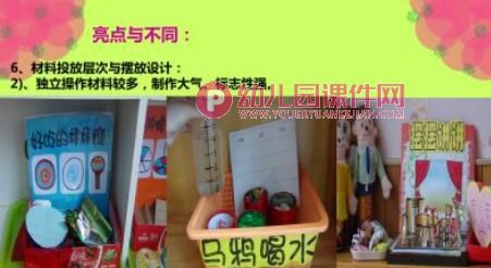 幼儿园游戏活动材料投放与指导PPT课件图片
