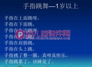 幼儿园手指游戏课件PPT图片