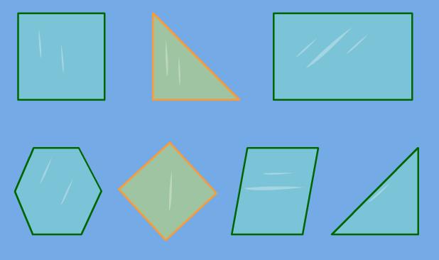 幼儿园游戏课件PPT《认识图形》