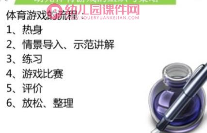 幼儿体育游戏的组织与策略PPT课件图片