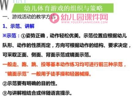 幼儿体育游戏的组织与策略PPT课件图片