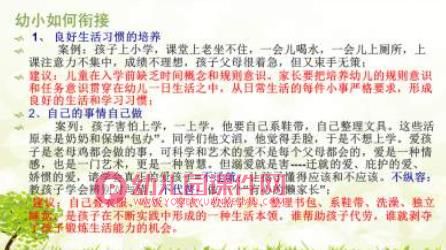 幼小衔接家长讲座PPT图片