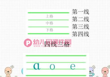 幼小衔接aoe拼音教学课件PPT图片