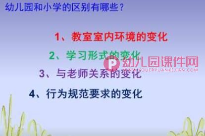 幼小衔接专题讲座PPT课件图片
