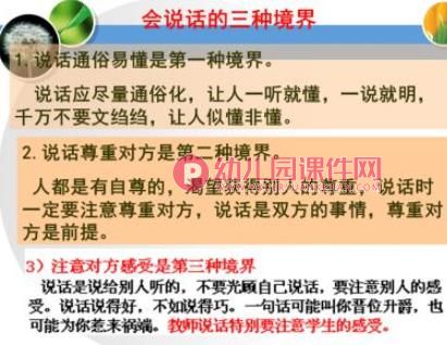 教师语言表达与礼仪PPT课件图片