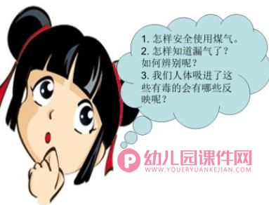 中班安全教育课件PPT《煤气的作用和危险》PPT课件图片
