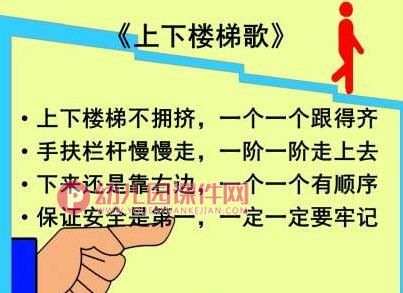中班安全课件PPT《上下楼梯注意安全》PPT课件图片