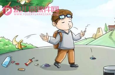 中班健康课件PPT《不随地吐痰》PPT课件图片