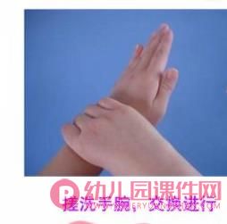 中班健康活动课件PPT《我会洗手》PPT课件图片