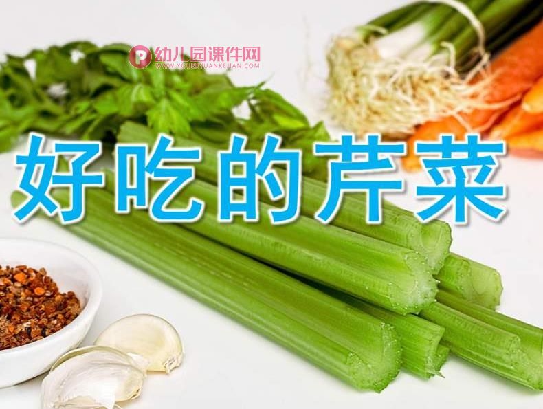 中班健康课件PPT《好吃的芹菜》PPT课件图片