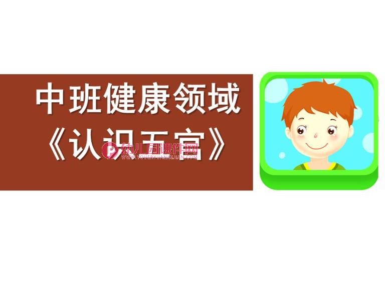 中班健康课件PPT《认识五官》PPT课件图片