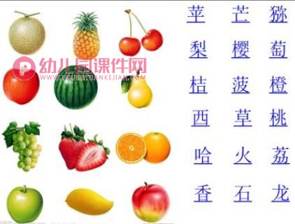 中班科学活动课件PPT《各种各样的水果》PPT课件图片
