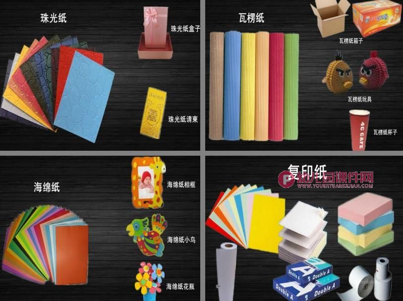 中班科学课件PPT《纸的一家 纸的作用》PPT课件图片