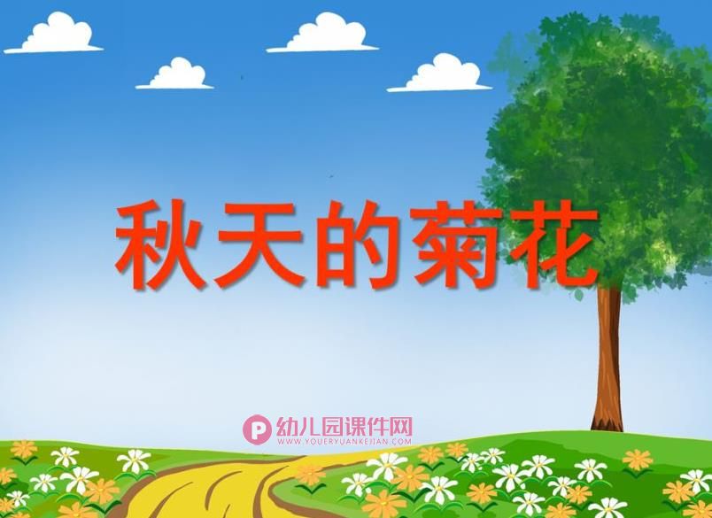 中班科学活动课件PPT《秋天的菊花》PPT课件图片