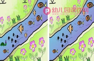 中班科学课件PPT《智慧大闯关——找不同》PPT课件图片