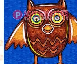 中班美术课件PPT《猫头鹰》PPT课件图片