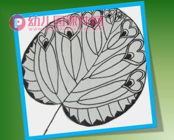 中班美术课件PPT《绿叶的新装》PPT课件图片