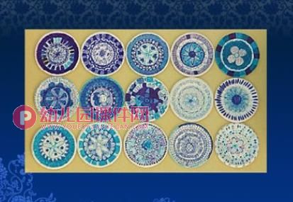 中班美术课件PPT《青花瓷盘》PPT课件图片