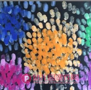 中班美术课件PPT《五彩缤纷的烟花》PPT课件图片