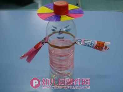 中班手工课件PPT《瓶子宝宝的时装秀》PPT课件图片