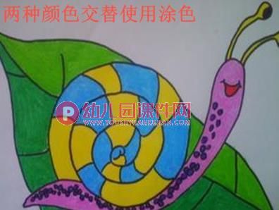 中班美术课件PPT《美丽的大蜗牛》PPT课件图片