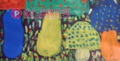 中班美术课件PPT《画蘑菇》PPT课件图片