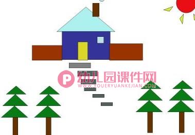 中班手工活动课件PPT《几何图形拼贴画》PPT课件图片