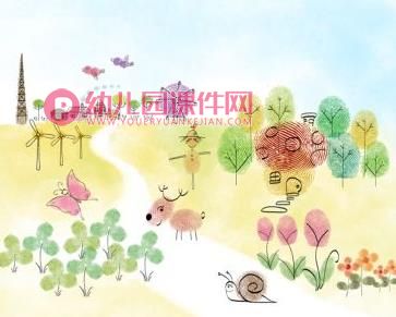 中班美术课件PPT《有趣的指纹画》PPT课件图片