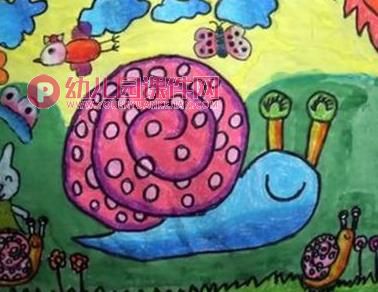 中班美术课件PPT《美丽的大蜗牛》PPT课件图片