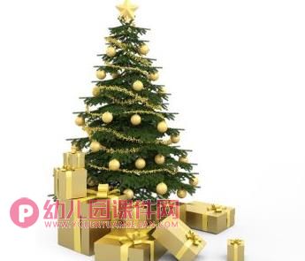 中班美术课件PPT《新年的礼物树》PPT课件图片