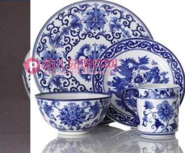 中班美术课件PPT《青花瓷盘》PPT课件图片