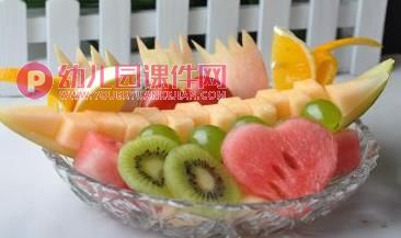 中班美术课件PPT《水果拼盘》PPT课件图片