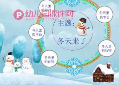 中班社会课件PPT《冬天来了》PPT课件图片