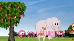 中班社会课件PPT《猴子和鹿》PPT课件图片