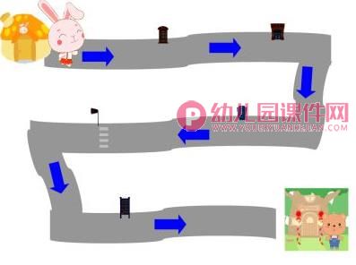 中班数学课件PPT《小兔做客》PPT课件图片