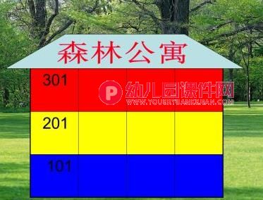 中班序数课件PPT《森林公寓》PPT课件图片