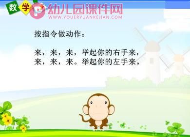 中班数学课件PPT《认识左右》PPT课件图片