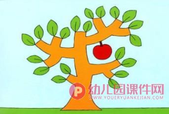 中班数学课件PPT《首先有一个苹果》PPT课件图片