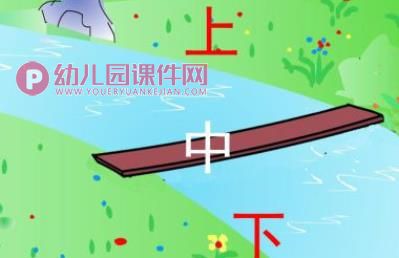 中班数学课件PPT《认识上中下》PPT课件图片