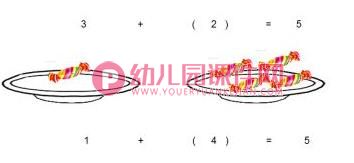 中班数学课件PPT《5的分解》PPT课件图片