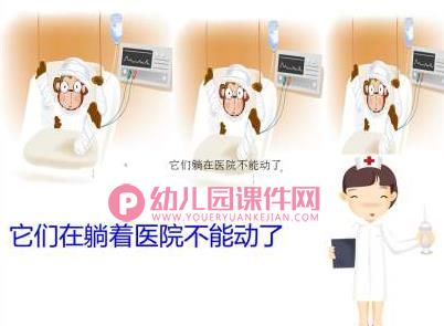 中班音乐活动课件PPT《三只猴子》PPT课件歌曲图片