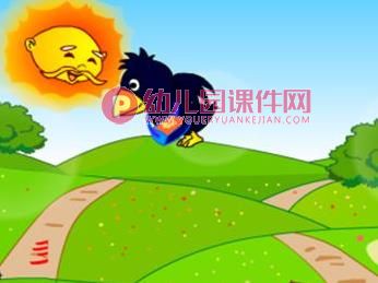 中班音乐活动课件PPT《小乌鸦爱妈妈》PPT课件图片
