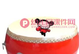 中班音乐课件PPT《鼓上的小米粒》PPT课件歌曲图片