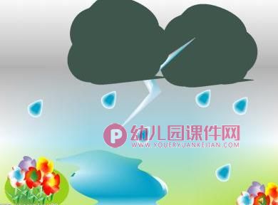 中班音乐活动课件PPT《小雨点的歌》PPT课件音频图片