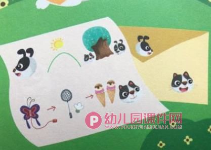 小猫和小狗的信故事PPT课件图片