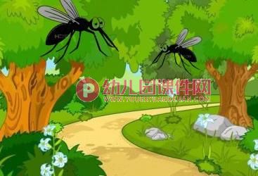 中班语言课件PPT《两只蚊子吹牛皮》PPT课件图片