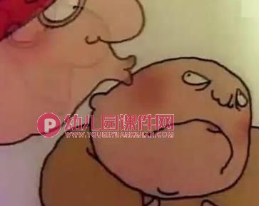 中班语言活动课件PPT《给姑妈笑一个》PPT课件图片