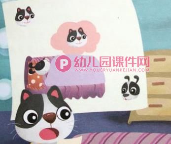 小猫和小狗的信故事PPT课件图片