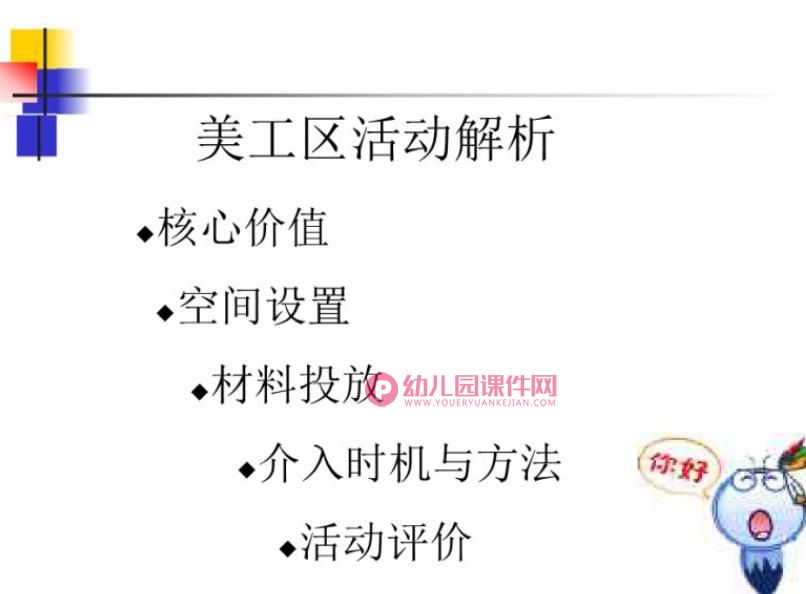 幼儿园美工区活动解析PPT课件图片