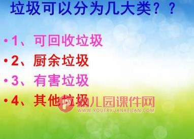 中班活动课件PPT《垃圾分类》PPT课件图片